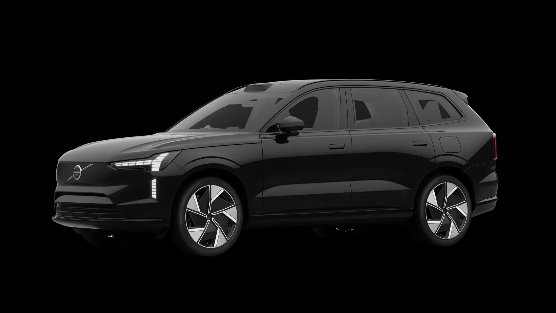 Volvo EX90 na cor Onyx Black