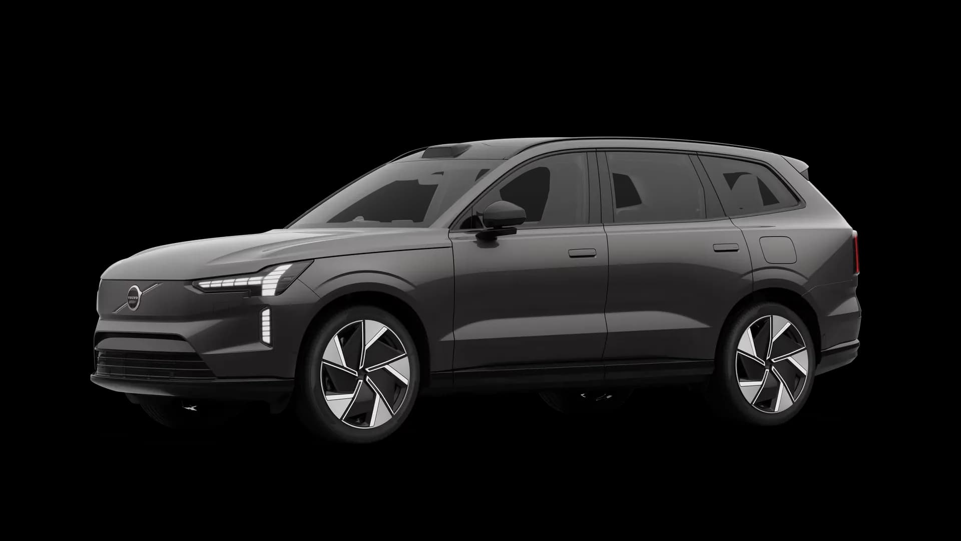 Volvo EX90 na cor Platinum Grey
